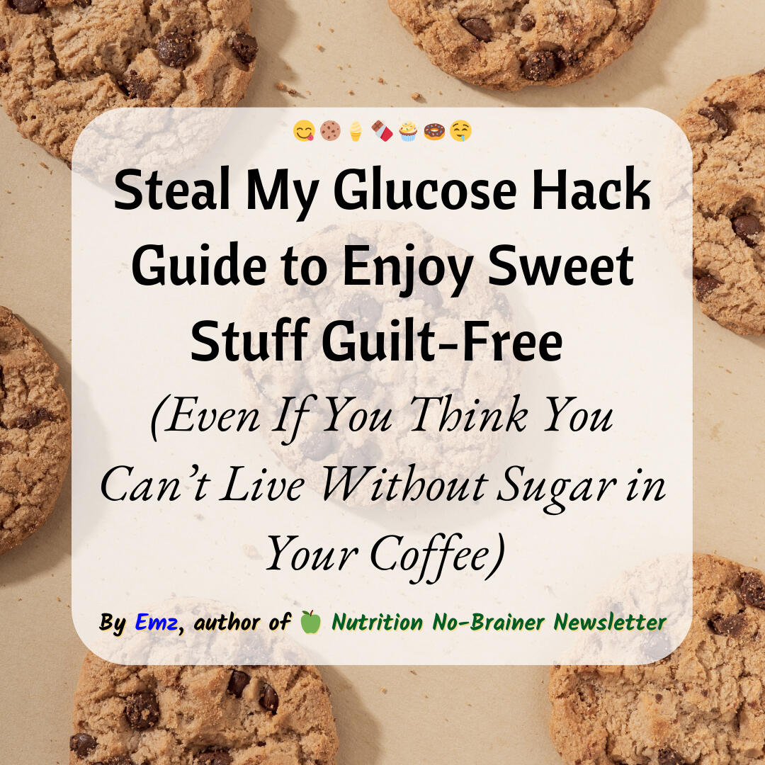 YES you can eat sweets without too much metabolic harm~ YES you can eat sweets without too much metabolic harm~