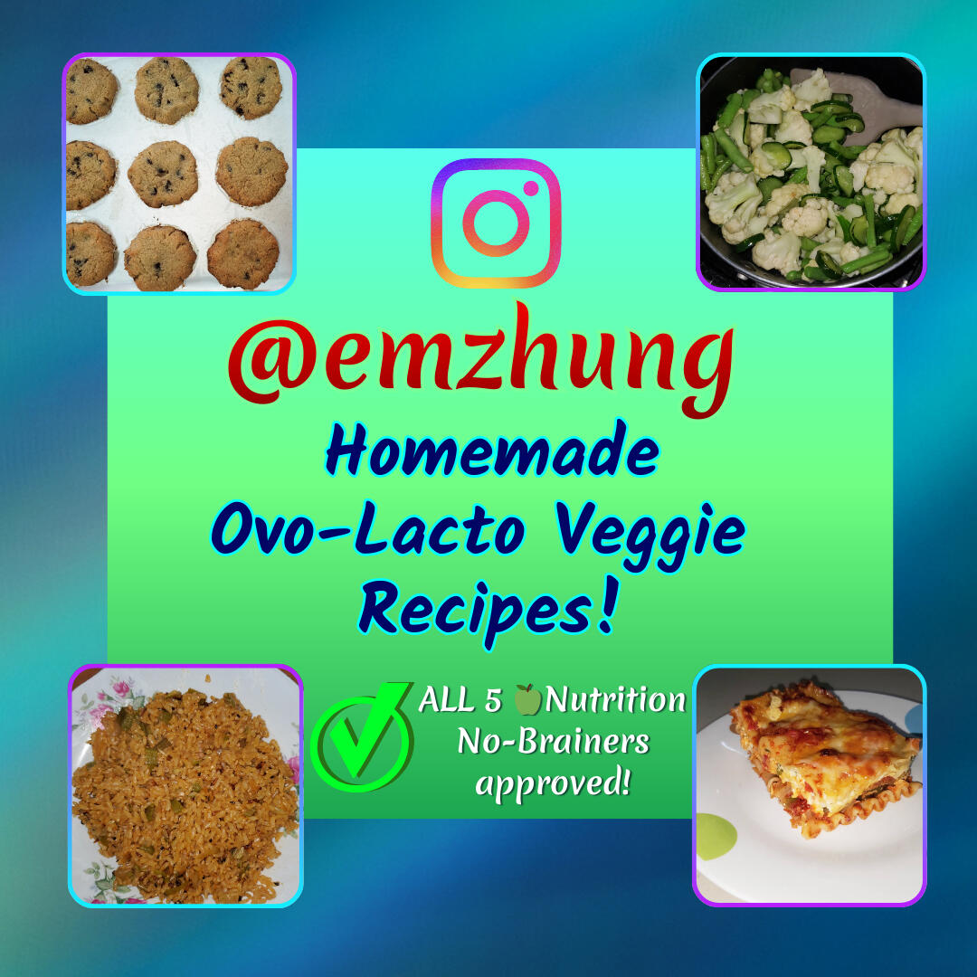 What I cook that honors the 5 🍏 Nutrition No-Brainers